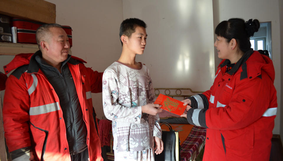 Jiamusi award (family visit)