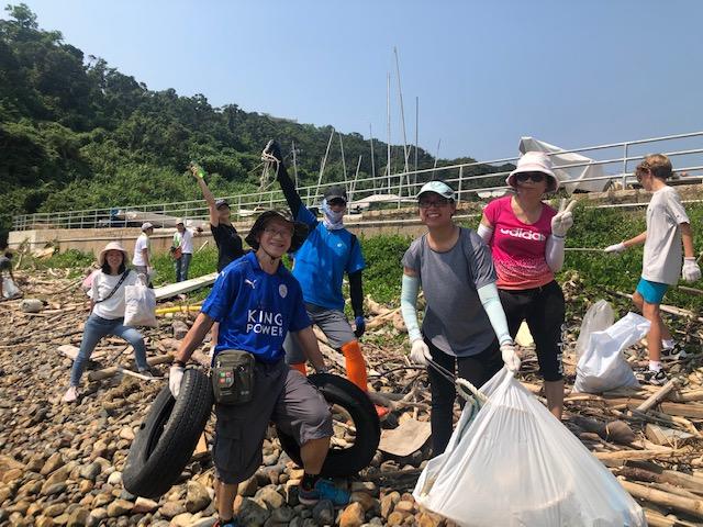 Veolia Beach clean up